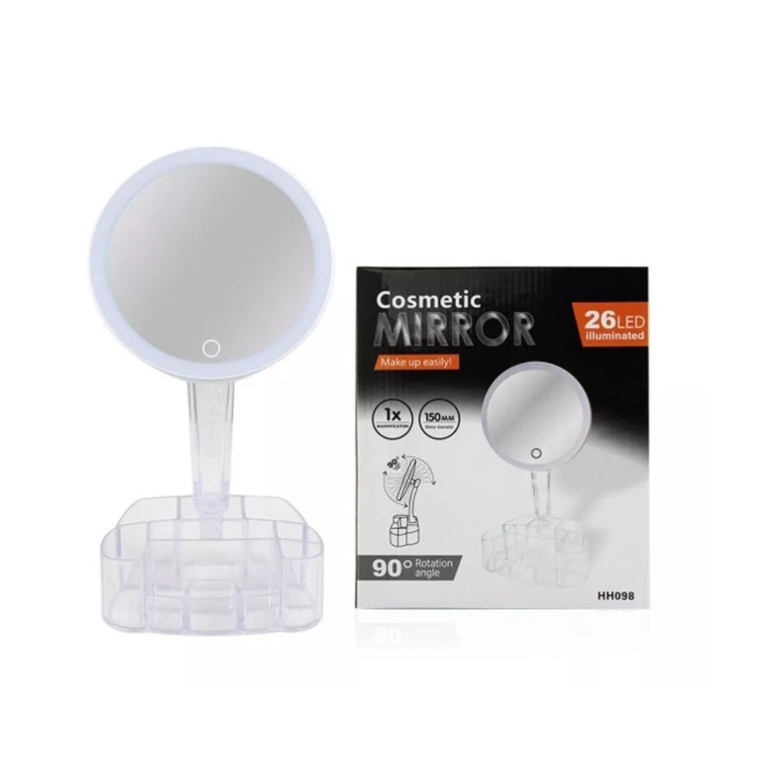 Miniatura 2 de Espejo De Maquillaje Luz Led 90° + Organ